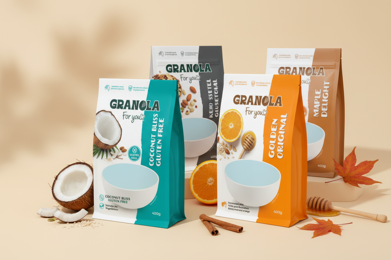 Granola For You 4-Pack Dynamic Display